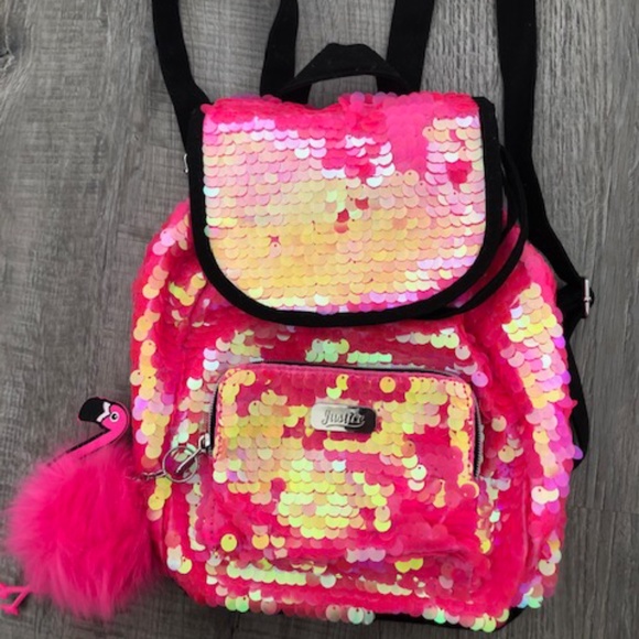 justice flamingo backpack